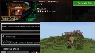 Minecraft PS5 AddOn Showcase Tinkerers Construct [upl. by Aryahay]