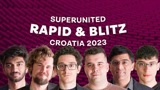 SuperUnited Rapid amp Blitz Croatia 2023 Day 4  GrandChessTour [upl. by Schaab]