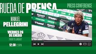 🚨 DIRECTO  Rueda de prensa de Manuel Pellegrini previa al RCDMallorcaRealBetis ⚽💚 [upl. by Einwahs]