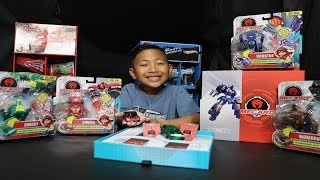 Mecard Turning Mecard Transforming Robot Car Game Unboxing  Mecardimals and Cards  Mattel Toys [upl. by Aicener]