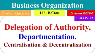 Decentralisation In HINDI Meaning  Definition Characteristics Advantages amp Disadvantages [upl. by Nissie316]