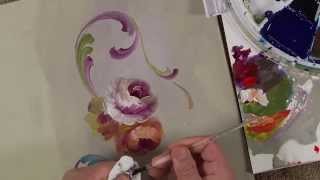 Hindeloopen Lessons A Palette of Flowers Book Video 2 [upl. by Reagen913]