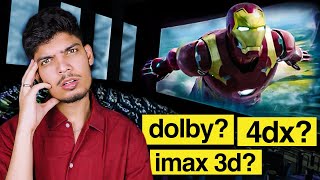 TECHNOLOGY BEHIND MOVIE THEATRES  3D vs IMAX 3D [upl. by Blaze683]