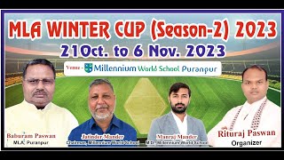 TODAY FINAL MATCH KHALSHA WARRIORS VS KING RIDERS MLA WINTER CUP SEASON 2CRICKET TURNAMENT 17 NOV 23 [upl. by Anilem]