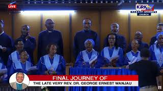 Live  Funeral service of The Very Rev Dr George Wanjau [upl. by Neo]