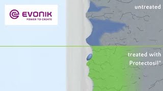 How Protectosil® water repellents work  Evonik [upl. by Dranal]