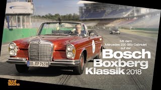 Our Mercedes W111 Cabrio Adventure Bosch Boxberg Klassik 2018 German [upl. by Ingunna560]