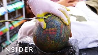 Traditional Tebori Tattoos In Japan  Ink Expedition [upl. by Nylave171]