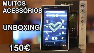 Unboxing Tablet Energy X7  Muito por 150€ PTBR [upl. by Palermo]