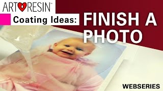 Top 4 ArtResin Ideas No 3  Coating a Mounted Photo [upl. by Essilem]