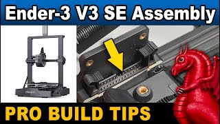 Creality Ender 3 V3 SE Assembly Guide [upl. by Prouty640]