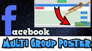 How to Post Automatically to Facebook Groups at Once  Facebook Auto Poster 2019 [upl. by Allisurd]