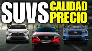 TOP 5 MEJORES SUV CALIDAD PRECIO según CONSUMER REPORTS 2024 [upl. by Akinej]