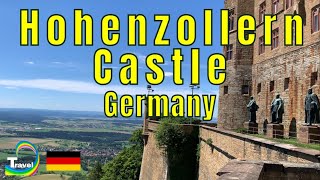 HOHENZOLLERN CASTLE Germany Walking Tour 2nd Most Beautiful Castle in Germany [upl. by Zelikow802]