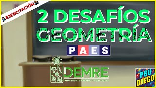 ÚLTIMOS 2 DESAFÍOS DEMRE  GEOMETRÍA [upl. by Sidras]