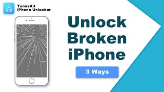 How to Unlock iPhone with CrackedBroken Screen 2024 [upl. by Nitsruk]