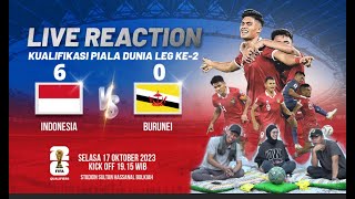 Live Reaction BRUNEI DARUSSALAM VS INDONESIA I KUALIFIKASI PIALA DUNIA 2026 LEG KE2 [upl. by Truelove]