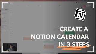 How to Make a Calendar in Notion in 3 Easy Steps [upl. by Treborsemaj138]