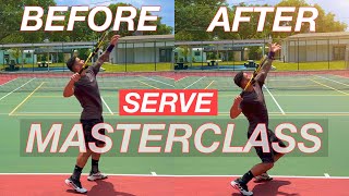 Tennis Serve Masterclass  35 NTRP Lesson [upl. by Garold]