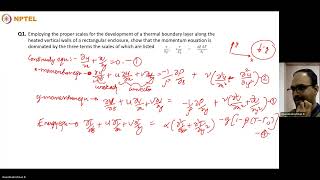 NPTEL Convective Heat Transfer noc24 me112  Tutorial 8th week  15092024 [upl. by Orelie]