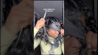 Turning Nothing into Something Quick Braid Transformation Ep1 ✨💇🏾‍♀️ Shorts [upl. by Deckert613]