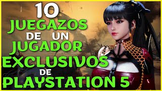 10 MEJORES JUEGOS EXCLUSIVOS de PlayStation 5 que DEBES JUGAR YA [upl. by Kenwee]