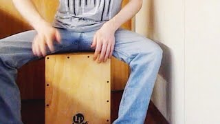 Cajon Tutorial Basic Beat Lesson [upl. by Anelehs]