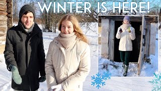 How to Stay Warm in Winter Our Homestead is Freezing ❄️ [upl. by Emmons]