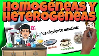 👨‍🔬 MEZCLAS HOMOGÉNEAS y HETEROGÉNEAS para NIÑOS [upl. by Azrim31]