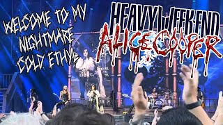 ALICE COOPER  Welcome To My NightmareCold Ethyl HD HeavyWeekend Nancy 2024 [upl. by Aihsik]