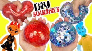 Disney Elemental Movie DIY Squishies with Squishy Maker with Ember and Wade Crafts for Kids [upl. by Norby37]