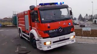 VVF Autobotte Vigili del fuoco Cantù in emergenza [upl. by Eeltrebor]