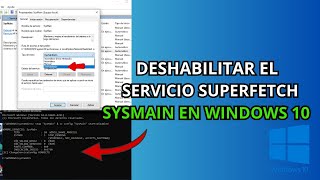 ✅Deshabilitar el Servicio Superfetch Sysmain en Windows 10 y 11🚀 [upl. by Ynaittirb]