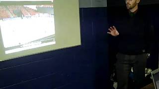 Leslie Coaching Academy Feet moving on hockey forecheck OZ Faceoffs [upl. by Terrie638]