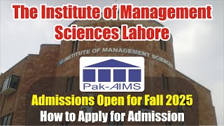 The Institute of Management Sciences Admissions 2024Institute of Management Science Program Offered [upl. by Schweiker862]