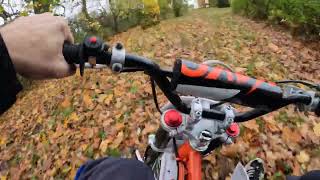 Kayo TD125 Dirt Bike POV 2160P 4K ULTRA HD [upl. by Haley832]