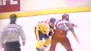 Bob Probert vs Ken Baumgartner Feb 15 1988 [upl. by Yroc145]