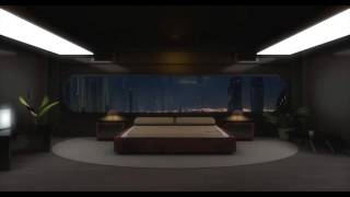 Star Wars Ambience Coruscant Apartment Background White Noise ASMR Relaxation One Hour [upl. by Karlow481]