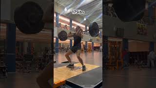 Maxing out on power clean NEW PR BW 147lbs dunklife [upl. by Nikolaos]