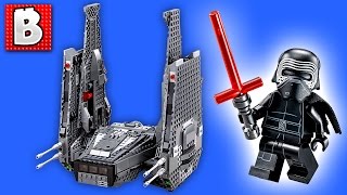 Lego Star Wars Kylo Rens Command Shuttle Set 75104 With LevelCap  Unbox Build Review [upl. by Crichton469]