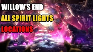 Willows End All Spirit Lights Locations Ori and the Will of the Wisps [upl. by Regor]