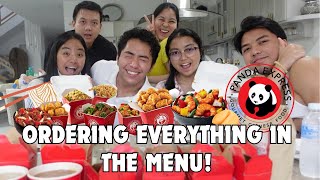 BUYING EVERYTHING IN THE MENU PANDA EXPRESS [upl. by Violeta]