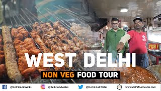 Flavours of PESHAWAR in WEST DELHI I Pure Non Veg Food Tour  Liver Daana Chicken in Brain Curry [upl. by Adama56]