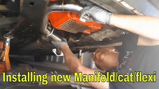 Ford Mondeo Mk3 ST220  Gravity Performance stainless exhaust system install guide [upl. by Timmons708]