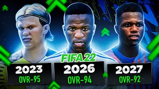 FIFA 22 SIMULEI A CARREIRA DAS MAIORES PROMESSAS ATÉ 2029 E O RESULTADO FOI MALUCO [upl. by Zapot949]