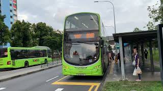 SBS Transit Volvo B9TL Wright Eclipse Gemini 2 Batch 4 SG5040P on Feeder 811T at Bus Stop 59569 [upl. by Nosae]