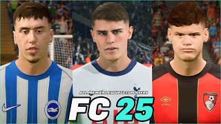 FC 25  ALL PREMIER LEAGUE U23 PLAYERS WITH REAL FACES [upl. by Aivato]