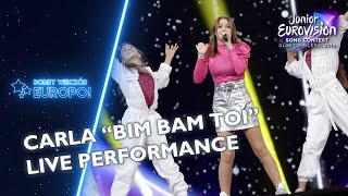 Carla quotBim Bam Toiquot LIVE France Junior Eurovision 2019 [upl. by Briney]