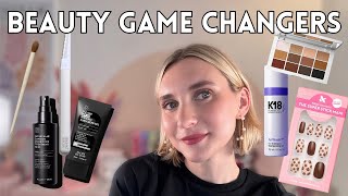 My Beauty Game Changers  my current skincare routine nail care haircare and makeup [upl. by Sidhu356]