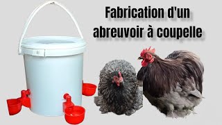 COMMENT fabriquer un abreuvoir à coupelle [upl. by Adiari]